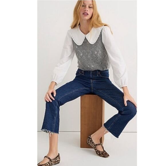 J. Crew 9" Demi Boot Crop Jean in Greenbrier Wash Size 28 - Picture 5 of 13